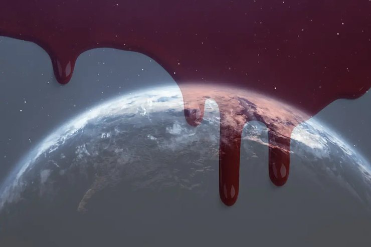 кривавий дощ, кров