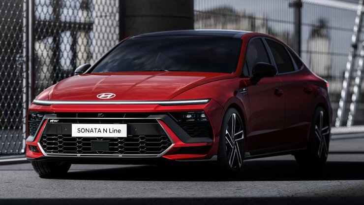 Hyundai Sonata N Line, Hyundai Sonata 2023, Новый Hyundai Sonata, Hyundai Sonata, седан Hyundai Sonata