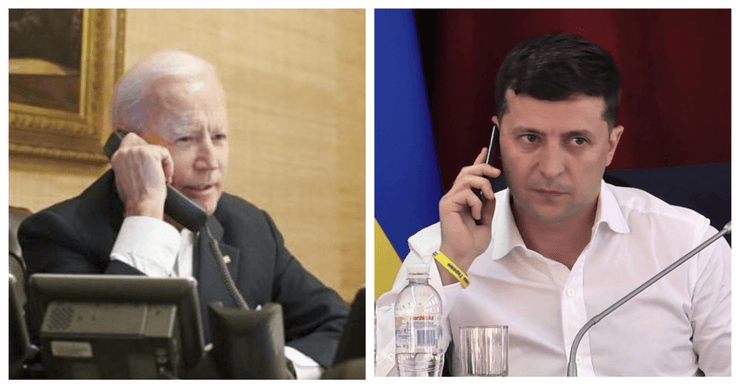 Володимир Зеленський, Джо Байден, телефонна розмова