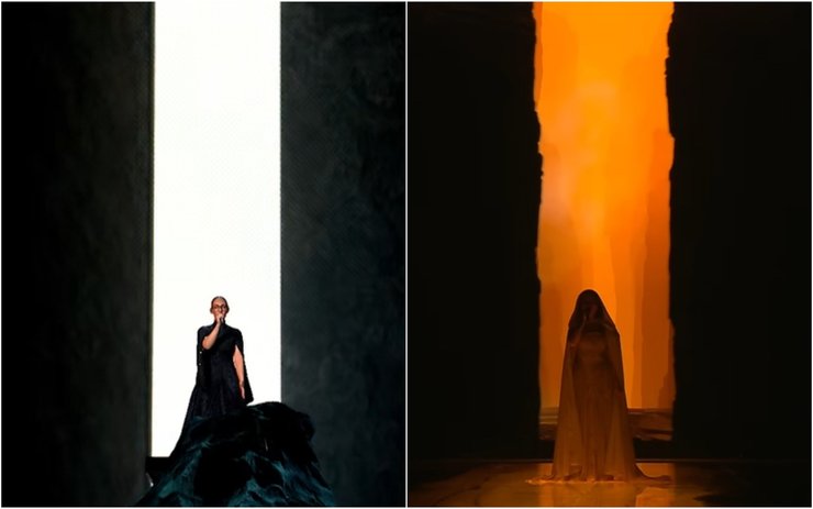 Євробачення 2025, другий півфінал, скандал з плагіатом, Греція явно надихалась номером України за 2016 та 2024 роки