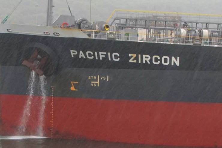 танкер, pasific zircon, танкер pasific zircon, поврежден танкер pasific zircon