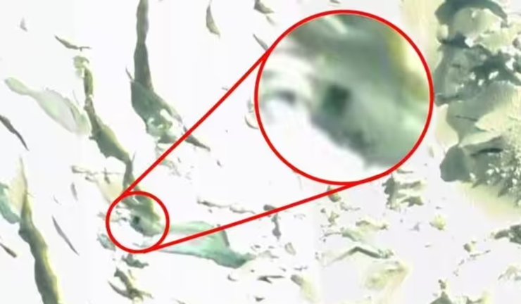 Убежище Гитлера в Антарктиде, дверь в бункер, Google maps, карта, Антарктида, дверь в бункер нацистов, теория заговора