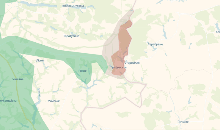 Наступ РФ в районі Грабовського