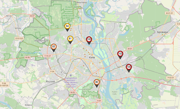 загрязнение воздуха 25 февраля