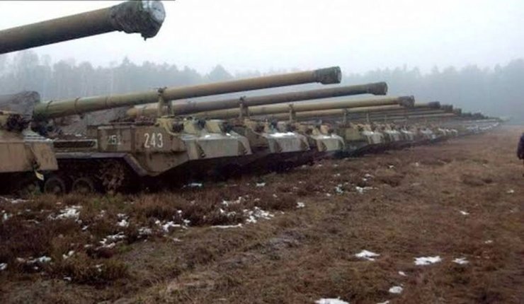 САУ Пион на хранении