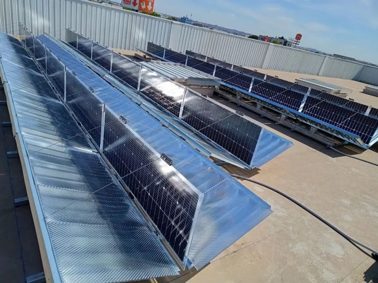 двухсторонние солнечные панели