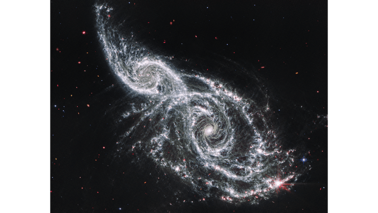 Спіральні галактики, IC 2163, NGC 2207