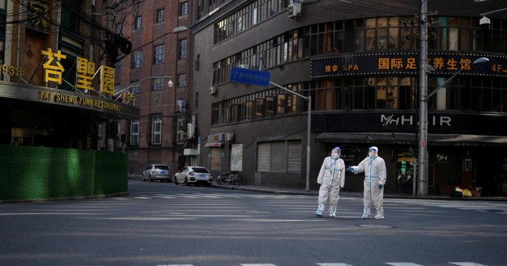 автосалон у Китаї, авторинок Китаю, продажі авто в Китаї, епідемія коронавірусу, коронавірус у Шанхаї