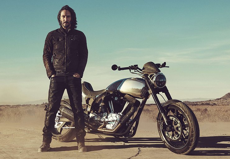 кіану ривз, мотоцикл