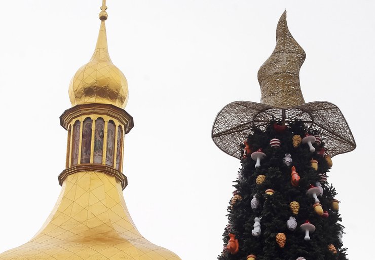 шляпа - украшение елки 2020