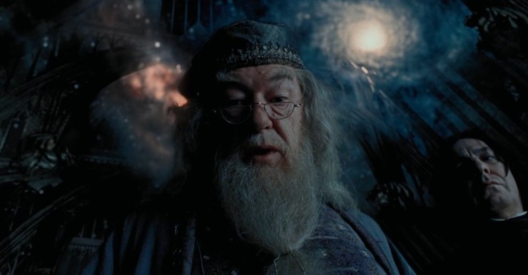 майкл гэмбон, альбус дамблдор, гарри поттер