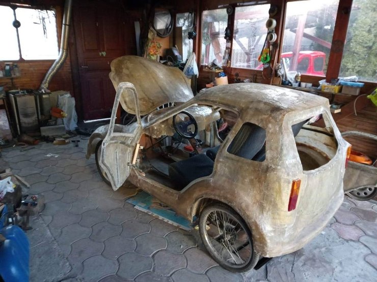 самодельный электромобиль, Украинский электромобиль, украинский электрокар, самодельный электрокар