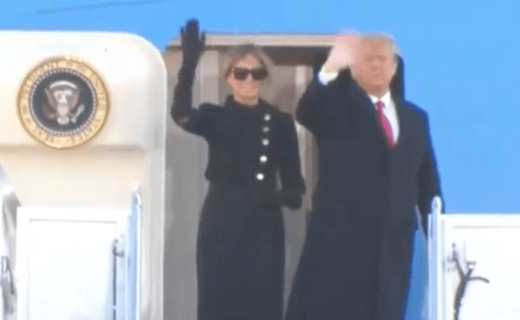 трамп, меланья