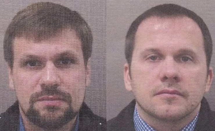 Российские агенты Чепига (слева) и Мишкин