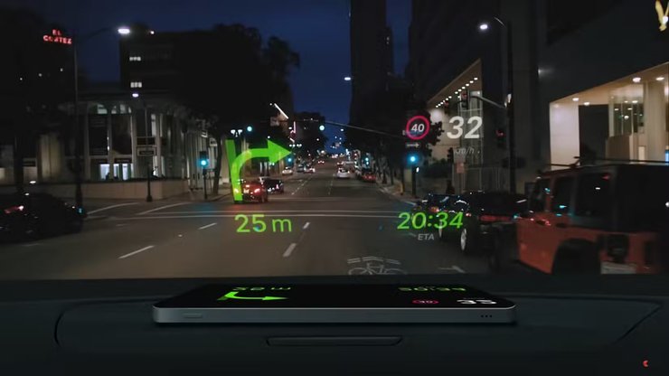 Режим HUD Sygic