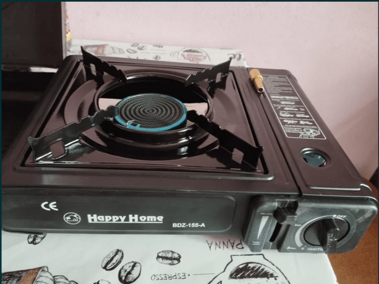 Портативная газовая плита, газовая плита на даче, как готовить когда нет света, мини газовая плита, портативная газовая плита, газовая плита с баллоном для дачи