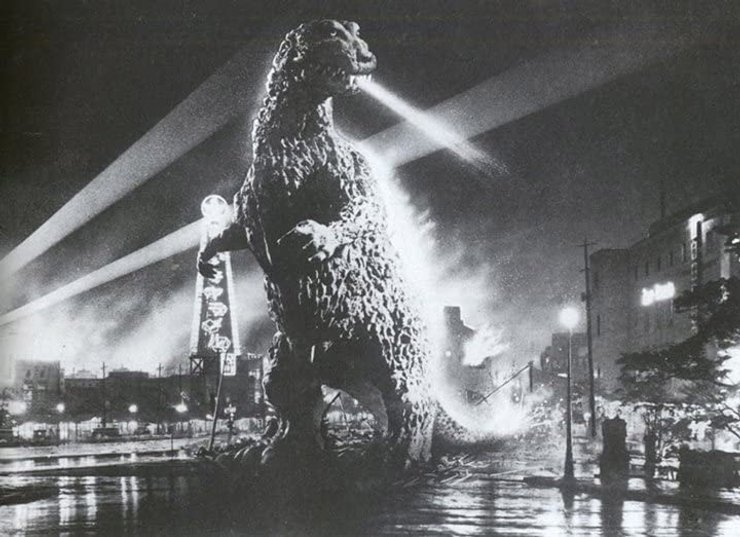Годзилла, подводный монстр, блокбастер, кадр из фильма, фильмы о монстрах