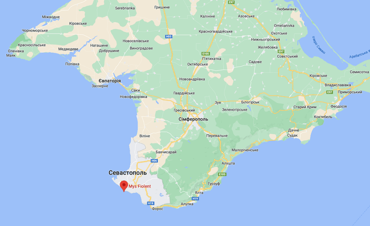 Мыс Фиолент, Фиолент