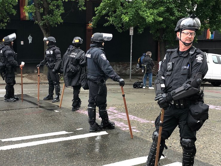 сиэтл, зачистка, автономная зона