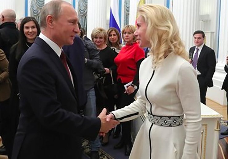 Елена Мильская, владимир путин, путин, встреча с путиным