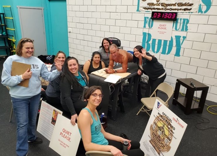 Рекорд по стоянию в планке