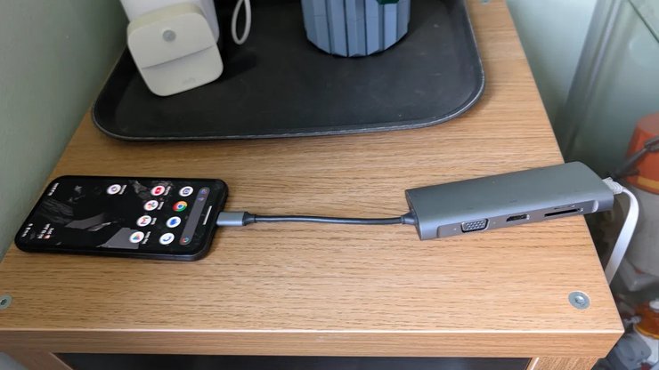 Смартфон и Ethernet-модем