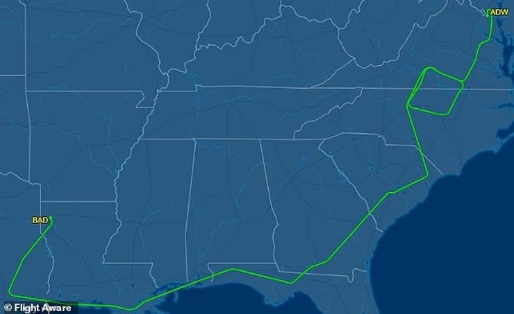 Маршрут літака Судного дня