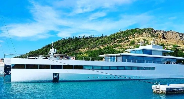 яхта стив джобс