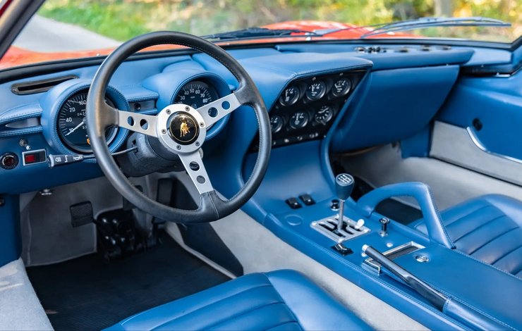 Салон Lamborghini Miura, Lamborghini Miura 1971, Lamborghini Miura SV, суперкар Lamborghini