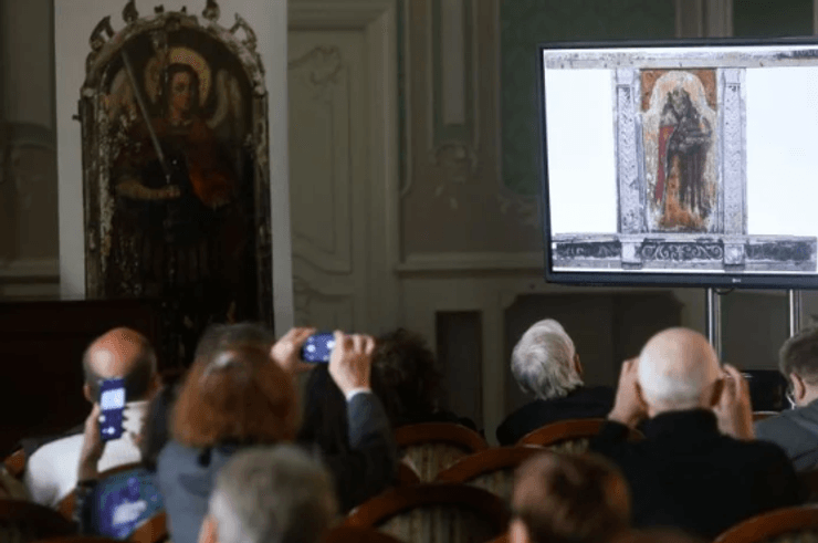 Открытие иконостаса, искусство 17 века, Польская академия наук, культурное наследие, историческая находка, искусство 17 века