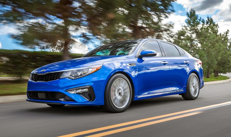 Марка Kia признана лучшей по надежности в сегменте масс-маркет. На снимке — седан Kia Optima в спецификации для США, выпускавшийся в 2018-20 годах. Фото: Kia