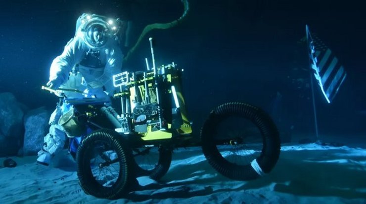 тренувальний центр NASA, Місяць, висадка на Місяць