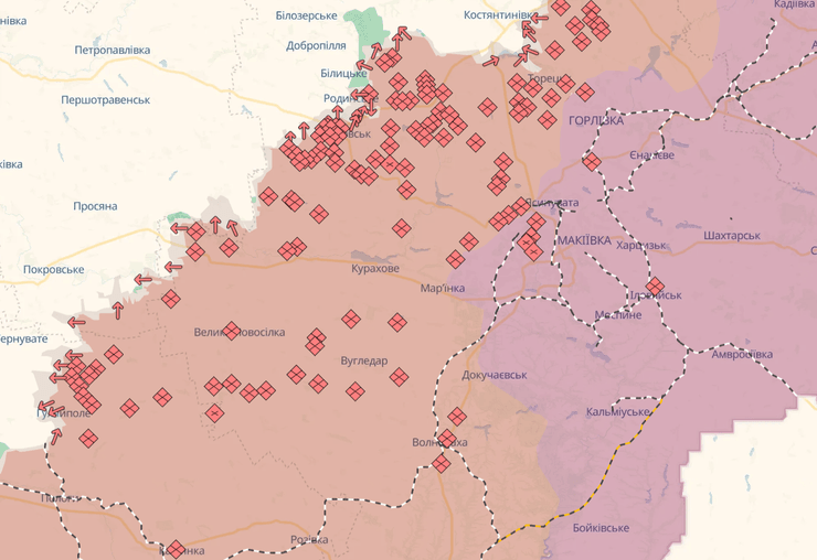 Окупований Вугледар