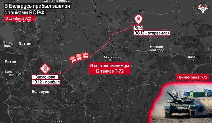 Переброска техника ВС Рф Беларусь вторжение танки