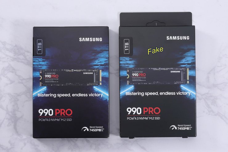 Коробки от SSD Samsung 990 Pro от SSD Samsung 990 Pro