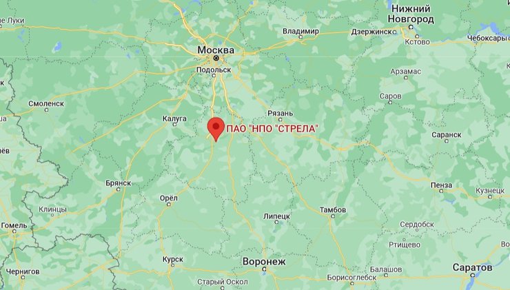 ПАТ “Научно-производственное объединение “Стрела” концерна “Алмаз-Антей” (м. Тула)