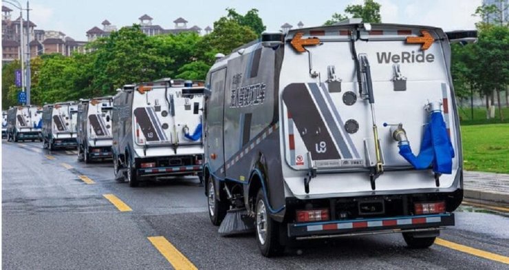 Беспилотник Robosweeper, беспилотные авто, беспилотный автомобиль, автопилот 4-го уровня, беспилотный грузовик