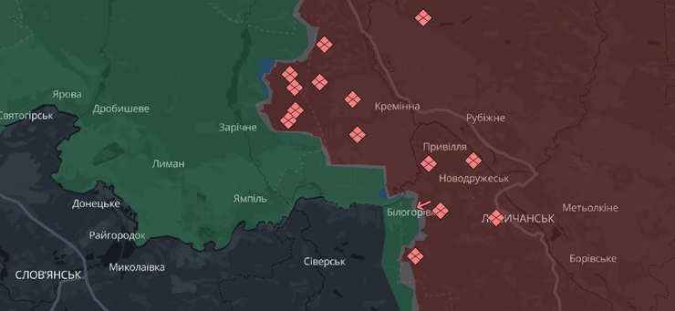 Карта бойових дій