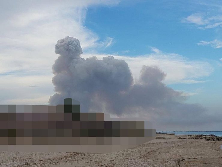 взрыв, Кирилловка, дым