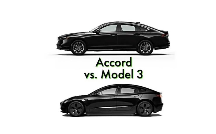 Tesla Model 3 против Honda Accord Hybrid