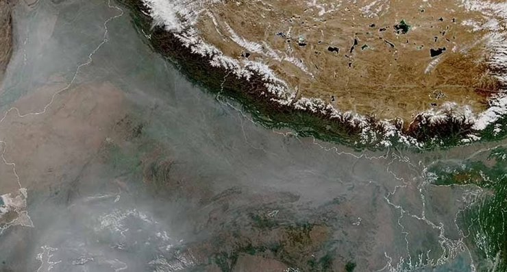 Гималаи из космоса