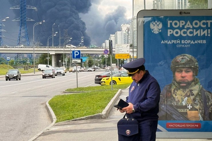 НПЗ "Капотня", Москва, пожежа
