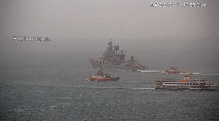 Russian Vessel Marshal Ustinov