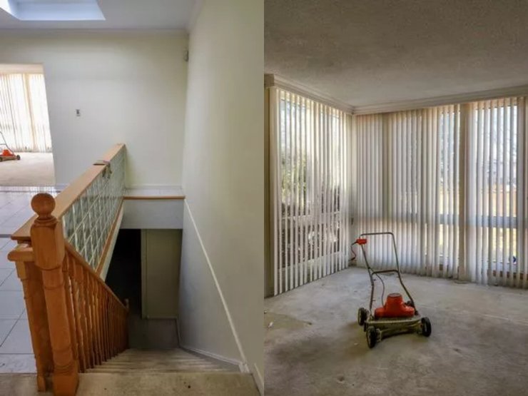 Заброшенный особняк, особняк, дом, тайная комната, скрытая комната, подвал, жилье, кровь в ванной, таинственная яма