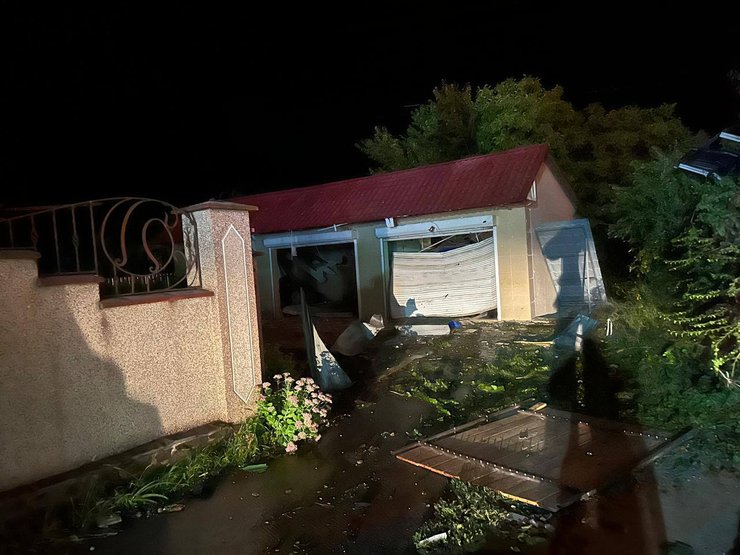 Руйнування в Одесі унаслідок обстрілу 17 вересня