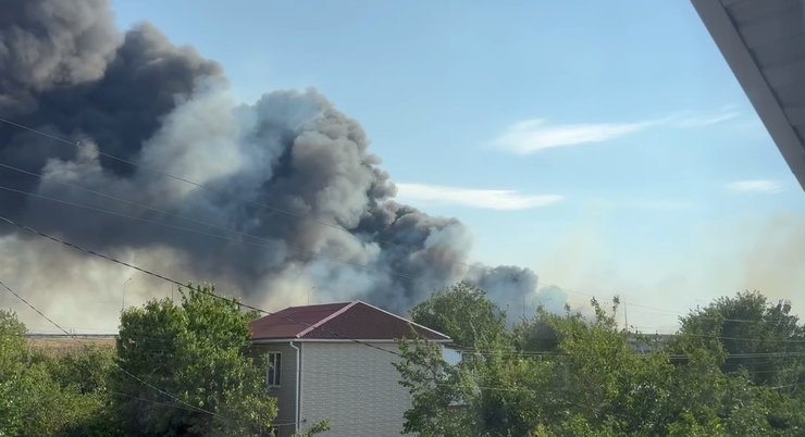 ростовская область, пожар, азов