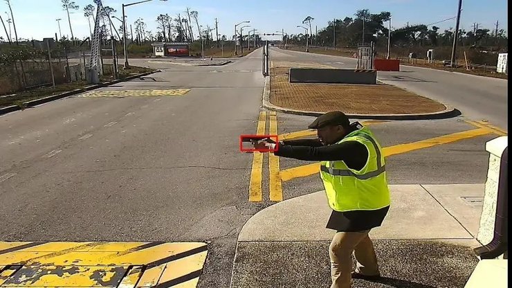 зброя, пістолет, чоловік із пістолетом