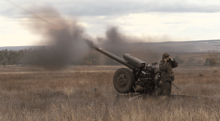 Российская артиллерия, русская армия, война