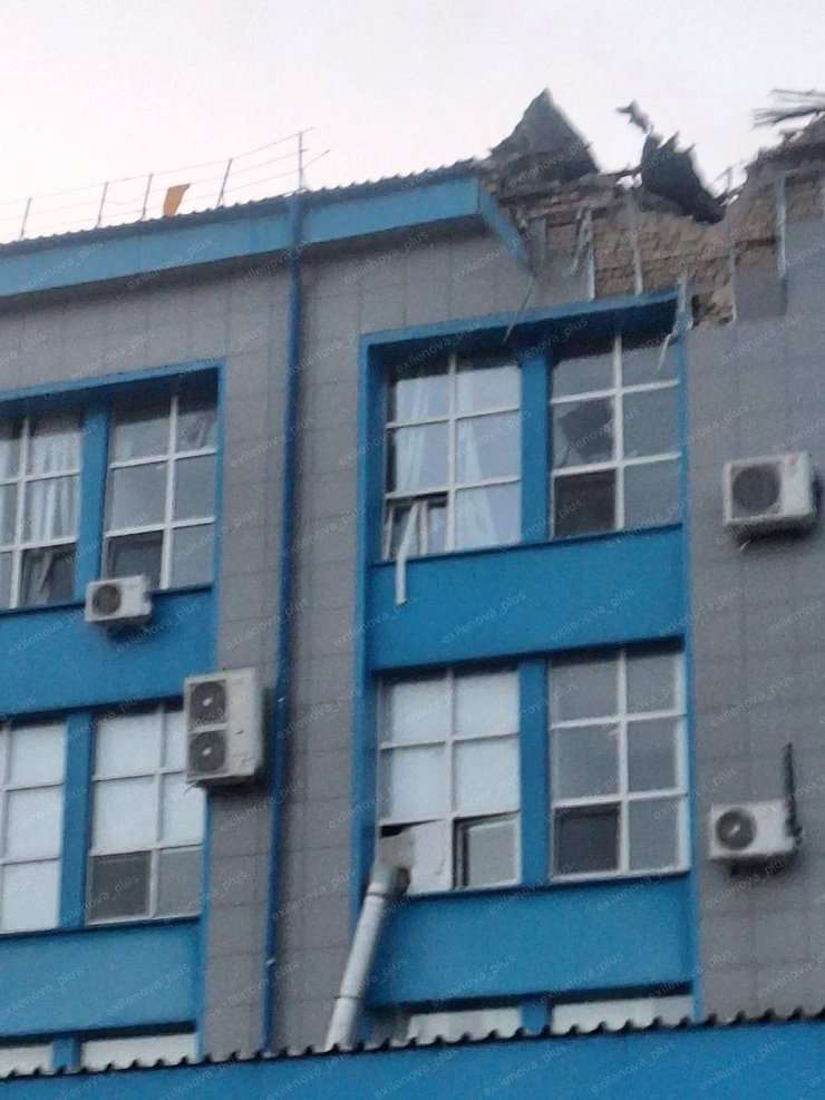 Повреждено здание Арзамасского приборостроительного завода