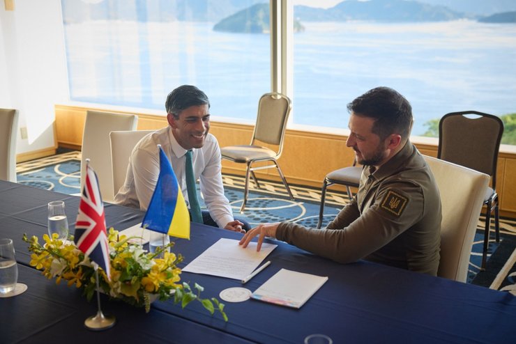 Сунак, Зеленский.